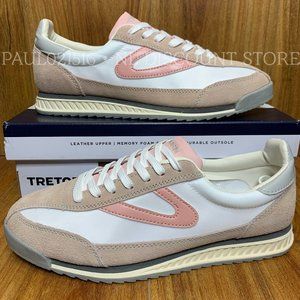 TRETORN Women's Rawlins Retro Sneaker Shoes, Blush
